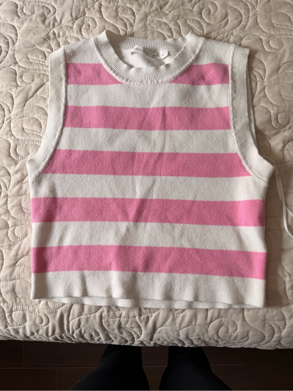 Altar’d State Sleeveless Striped Shirt Size Large